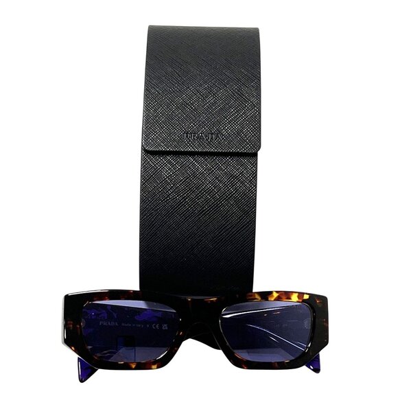 Prada Round Unisex Glasses in Havana - Picture 3 of 6